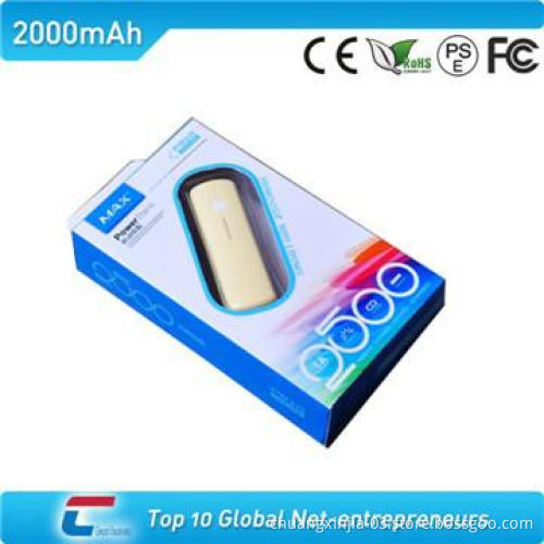 Portable power bank external battery charger for mobile phone